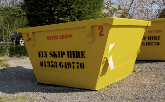 Don’t have a driveway? You can still hire a skip
